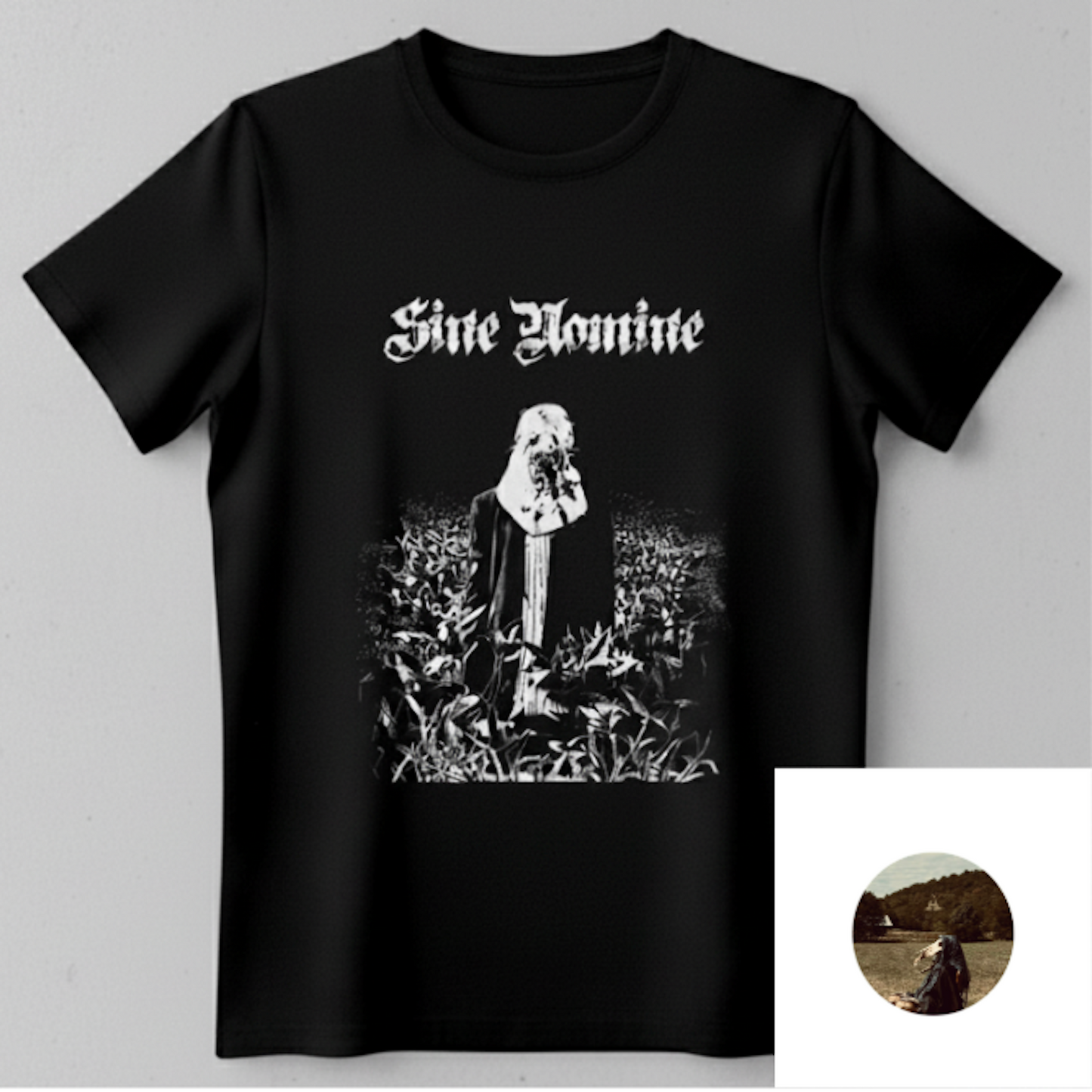 (Pre-order) Sine Nomine - The Sunder Veil EP 12" Vinyl + Sunder B/W T-Shirt Combo